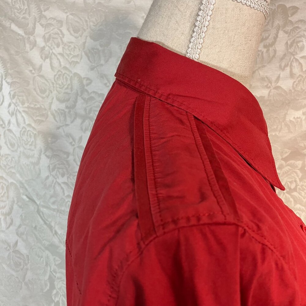 Prada Red Button-Down Shirt - Picture 5 of 6